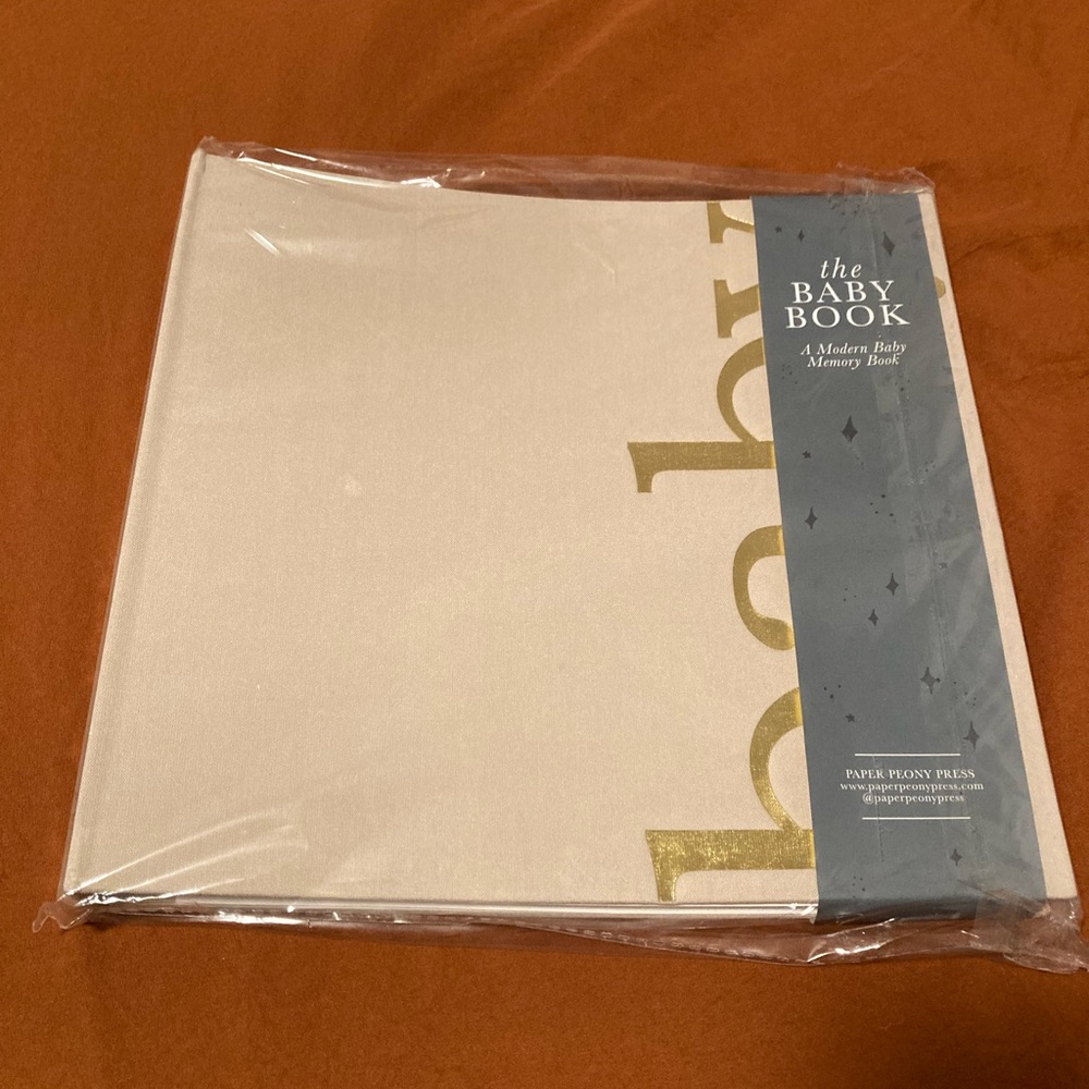 New peony press baby book